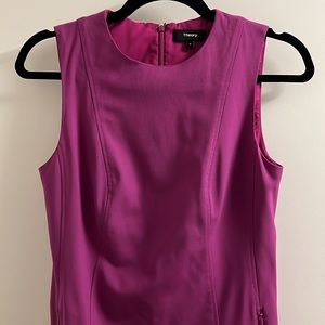 Theory magenta pink shift dress - Size 0.